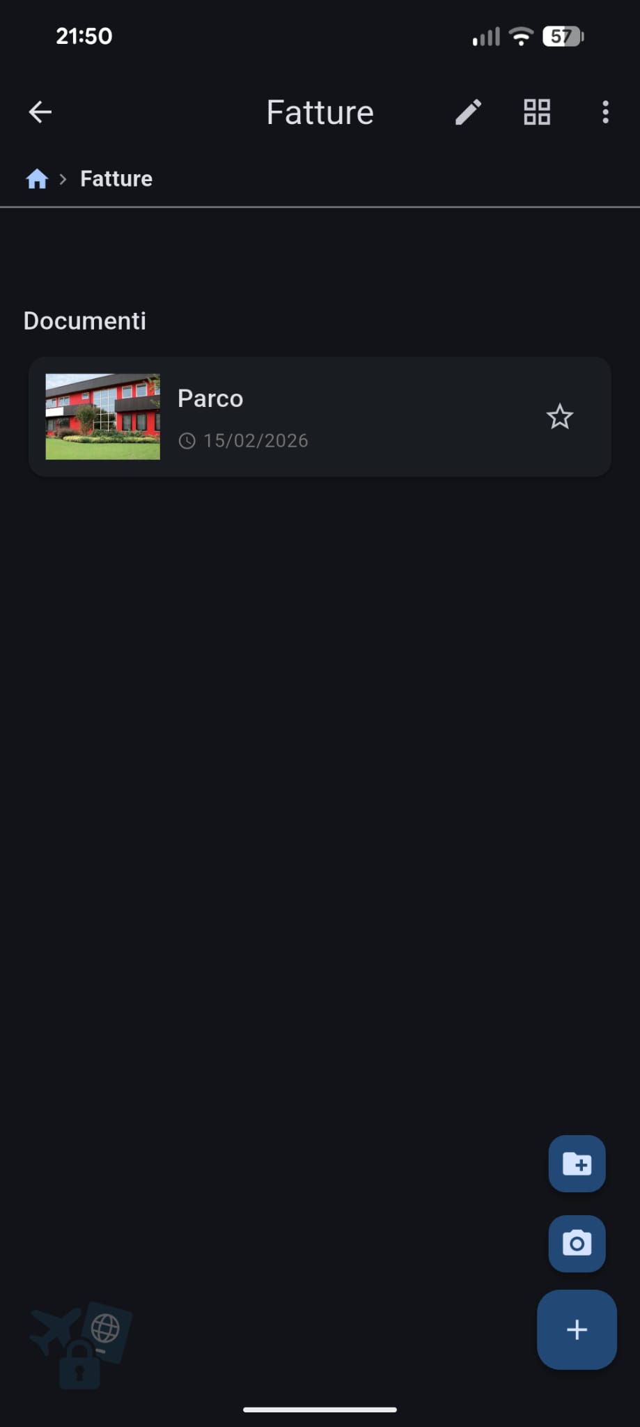 Screenshot Document Vault